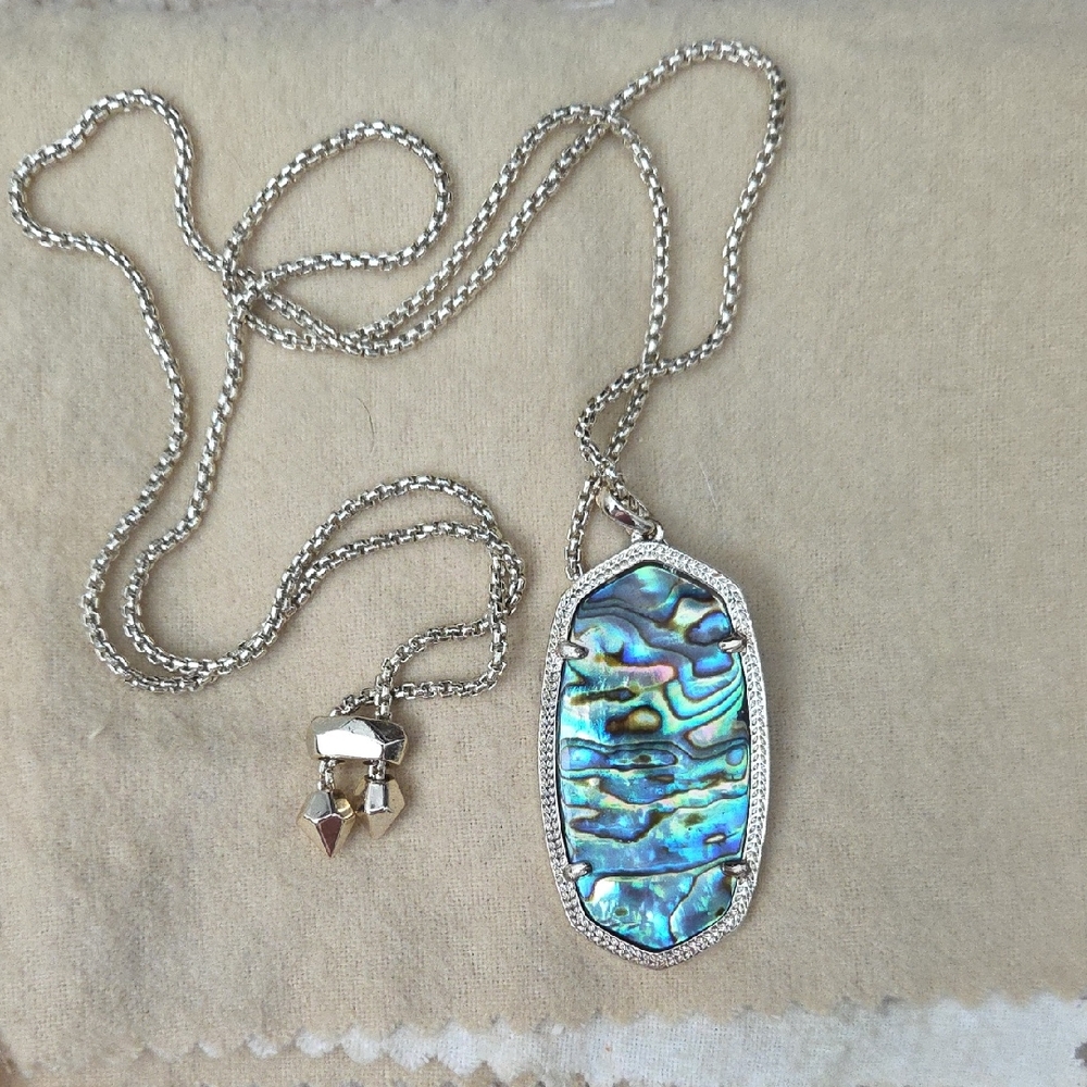Kendra Scott Reid Abalone Pendant Necklace